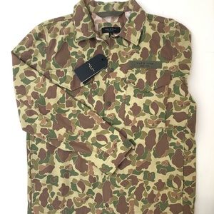 rag and bone CAMO FLIGHT SHIRT JACKET